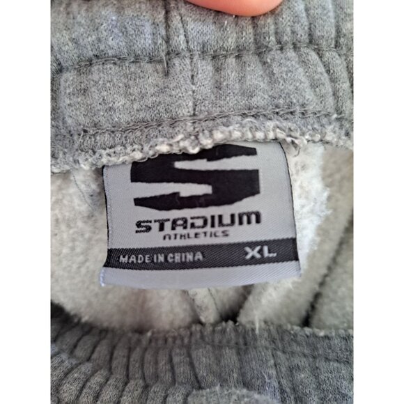 Indiana University Hoosiers Gray Sweatpants Embroidered IU Drawstring Mens XL - Picture 9 of 10